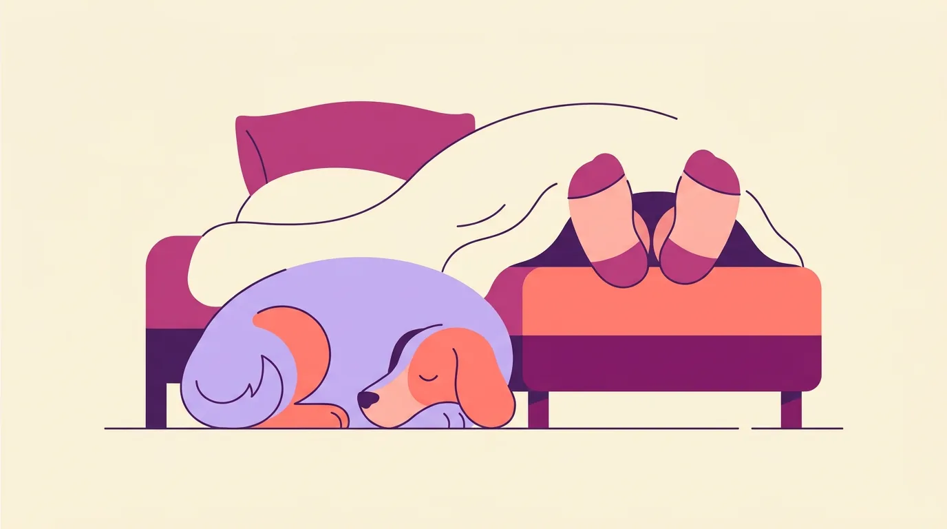 Why Does My Dog Sleep at My Feet? Loyalty, Warmth & the Pack